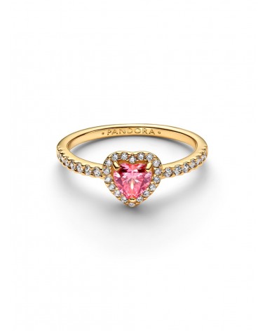 Anillo Pandora Corazón Elevado Rosa 168421C03 - foto 2