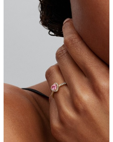 Anillo Pandora Corazón Elevado Rosa 168421C03 - foto 3