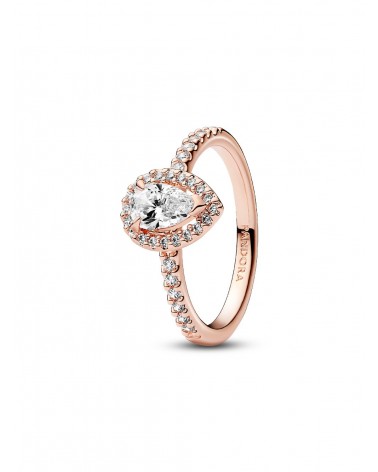 Anillo Pandora Halo Brillante Corte Pera 182835C01