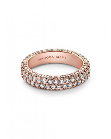 Anillo Pandora Fila Doble en Pavé 182629C01 - foto 3