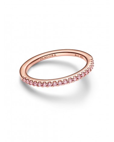 Anillo Pandora Banda Rosa Brillante 182999C01 - foto 2