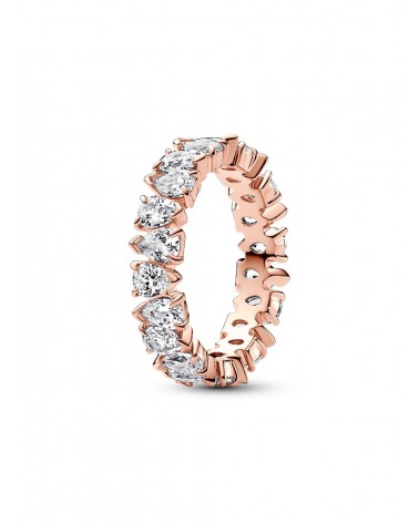 Anillo Pandora Banda Brillante Alterna 183021C01