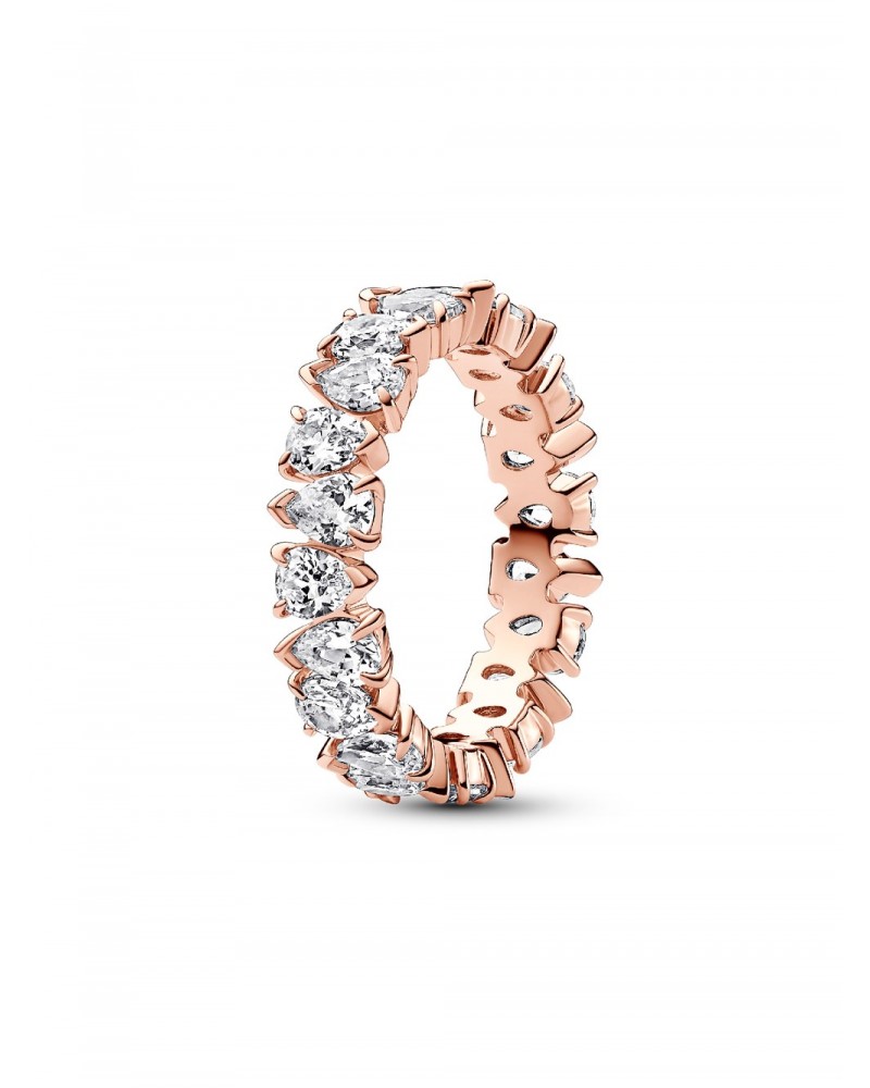 Anillo Pandora Banda Brillante Alterna 183021C01