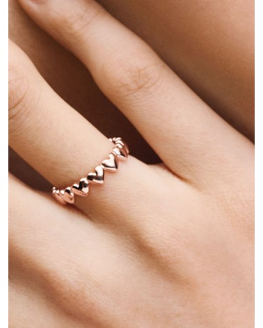 Anillo Pandora Fila de Corazones 183427C00 - foto 3