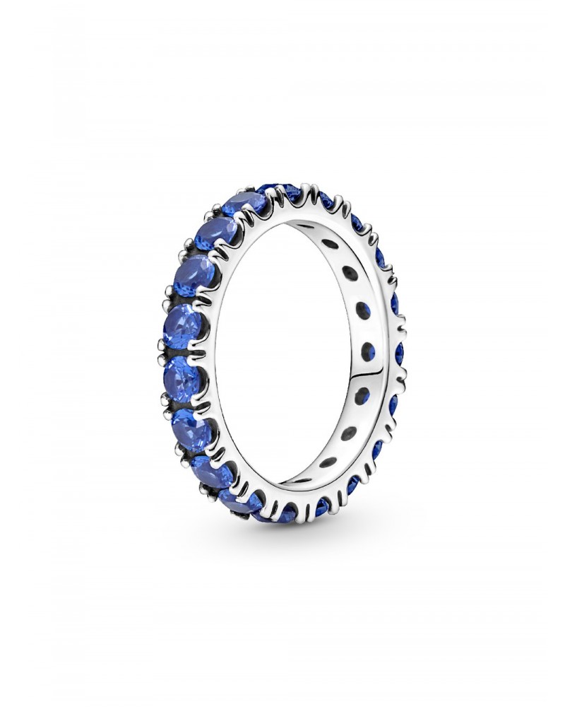 Anillo Pandora Eternity Brillante Azul 190050C02