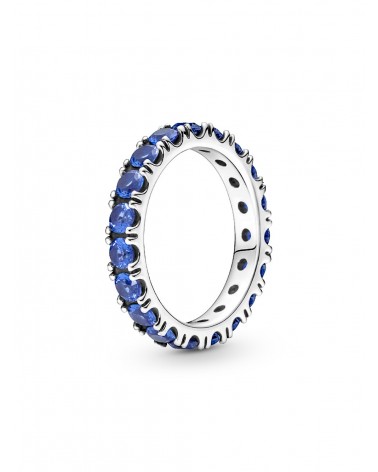 Anillo Pandora Eternity Brillante Azul 190050C02