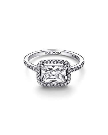 Anillo Pandora Halo Rectangular Brillante 192391C01 - foto 2