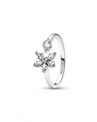 Anillo Pandora Abierto Herbario Brillante 192611C01