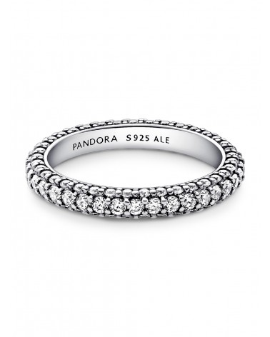 Anillo Pandora Fila en Pavé Grabable 192627C01 - foto 2