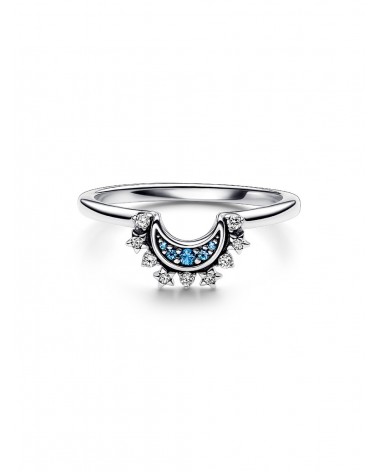 Anillo Pandora Luna Brilla Azul Celestial 192675C01 - foto 3