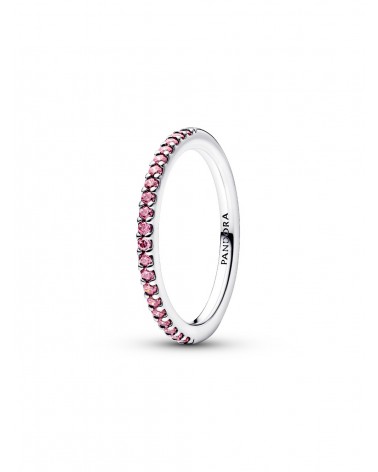 Anillo Pandora Banda Brillante Rosa 192999C02