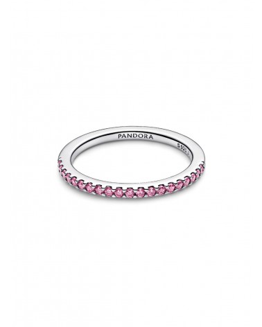 Anillo Pandora Banda Brillante Rosa 192999C02 - foto 2