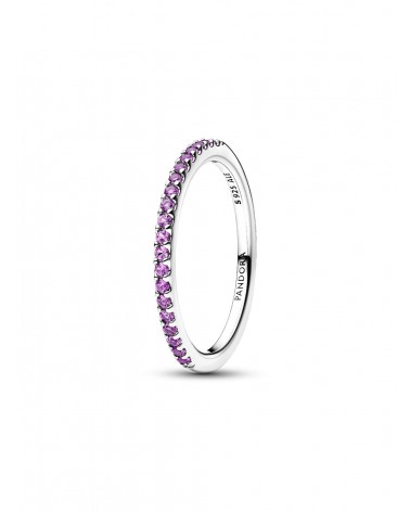 Anillo Pandora Banda Brillante Morado Brillante 192999C04