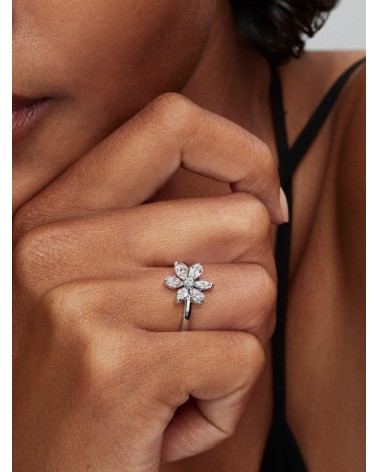 Anillo Pandora Cóctel Herbario Flor Brillante 193000C02 - foto 3