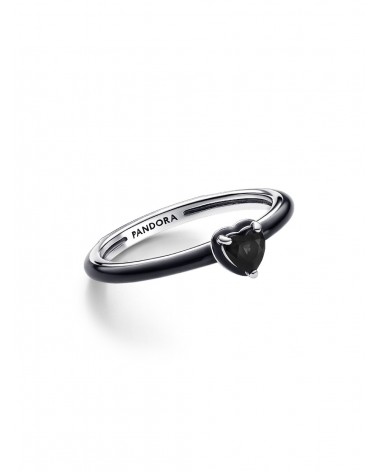 Anillo Pandora Corazón Chakra Negro 193088C01 - foto 2
