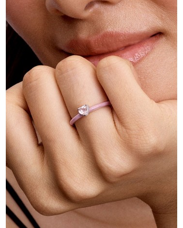 Anillo Pandora Corazón Chakra Rosa 193088C02 - foto 3