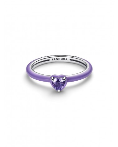 Anillo Pandora Corazón Chakra Morado 193088C04 - foto 2