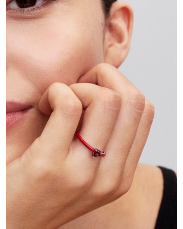 Anillo Pandora Corazón Chakra Rojo 193088C05 - foto 3