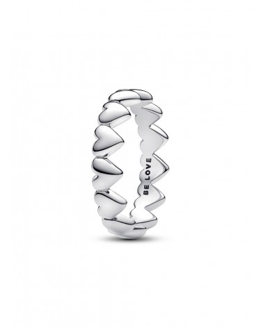 Anillo Pandora Fila de Corazones 193427C00