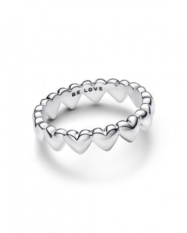 Anillo Pandora Fila de Corazones 193427C00 - foto 2