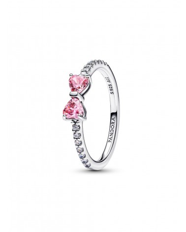 Anillo Pandora Lazo Rosa Brillante 193510C01
