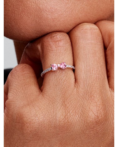 Anillo Pandora Lazo Rosa Brillante 193510C01 - foto 3