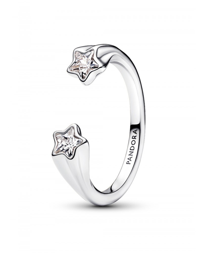 Anillo Pandora Abierto Estrellas Fugaces 193582C01