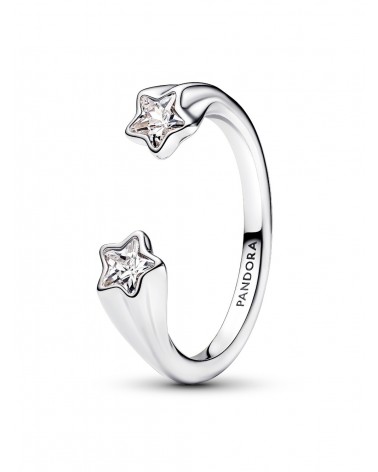 Anillo Pandora Abierto Estrellas Fugaces 193582C01