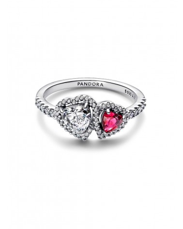 Anillo Pandora Halo Corazones 193662C01 - foto 2