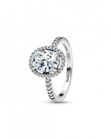 Anillo Pandora Halo Ovalado Brillante 193777C01
