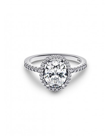 Anillo Pandora Halo Ovalado Brillante 193777C01 - foto 2