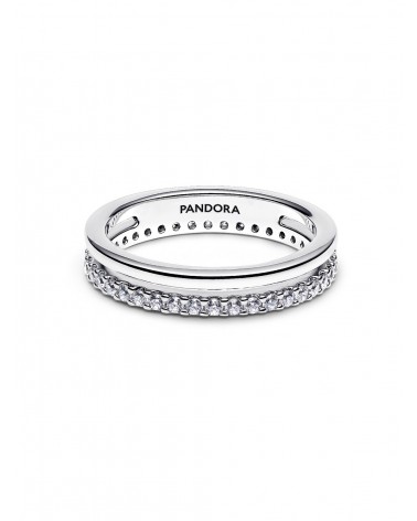 Anillo Pandora Doble Banda 193799C01 - foto 2