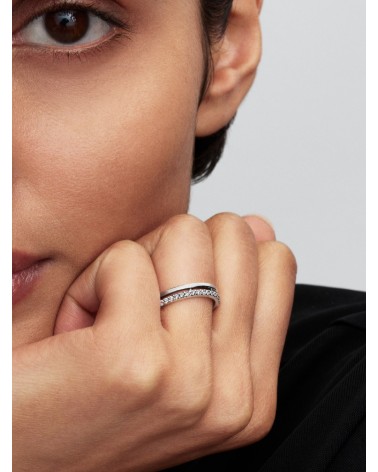 Anillo Pandora Doble Banda 193799C01 - foto 3