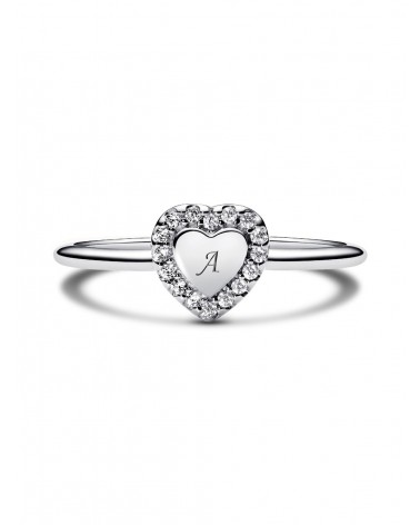 Anillo Pandora Halo y Corazón Grabable 193801C01 - foto 2