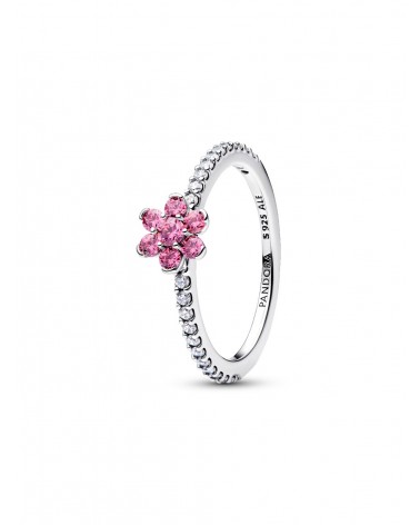 Anillo Pandora Flor Brillante Rosa 194499C02