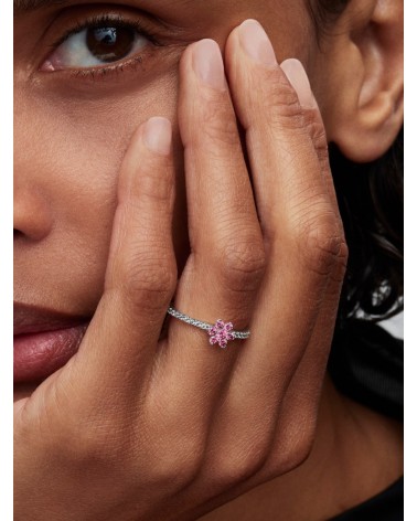 Anillo Pandora Flor Brillante Rosa 194499C02 - foto 3