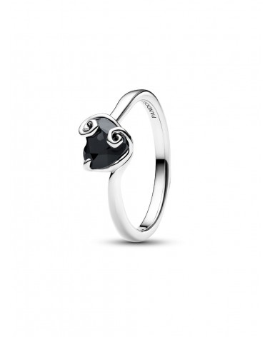 Anillo Pandora Corazón Negro Jack de Pesadilla antes de Navidad de Disney 194733C01