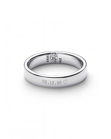 Anillo Pandora Banda Clásica Grabable 194776C01 - foto 2
