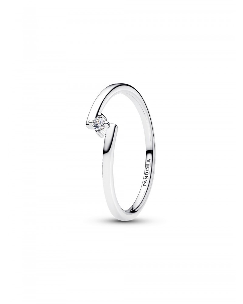 Anillo Pandora Solitario Abierto 195110C01