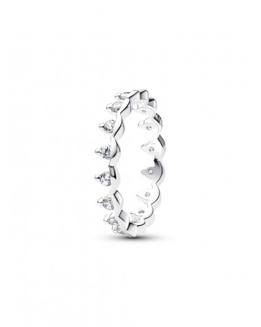Anillo Pandora de Banda Real Brillante 195113C01