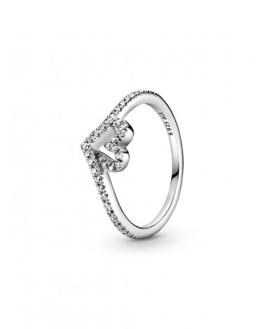 Anillo Pandora Corazón Espumoso Brillante 199302C01