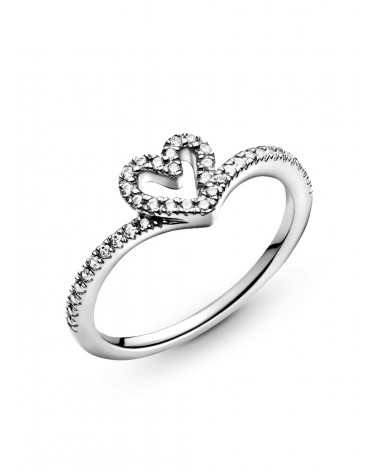 Anillo Pandora Corazón Espumoso Brillante 199302C01 - foto 2