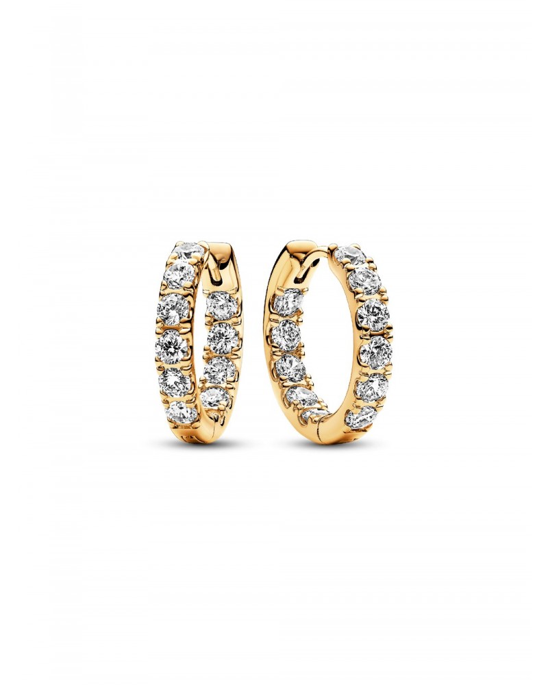 Pendientes de Aro Fila Brillante Eternidad Pandora 263002C01