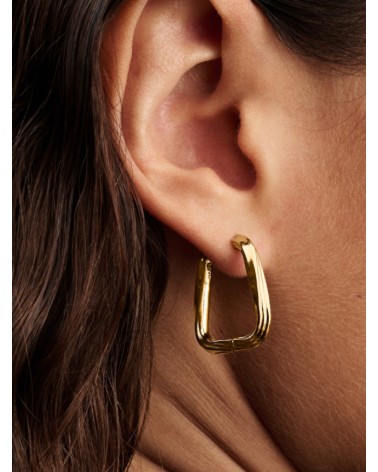 Pendientes de Aro Grandes Triángulo Entrelazado Pandora 263876C00 - foto 2