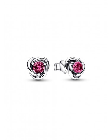 Pendientes de botón Círculo Eternity Octubre Pandora 292334C05