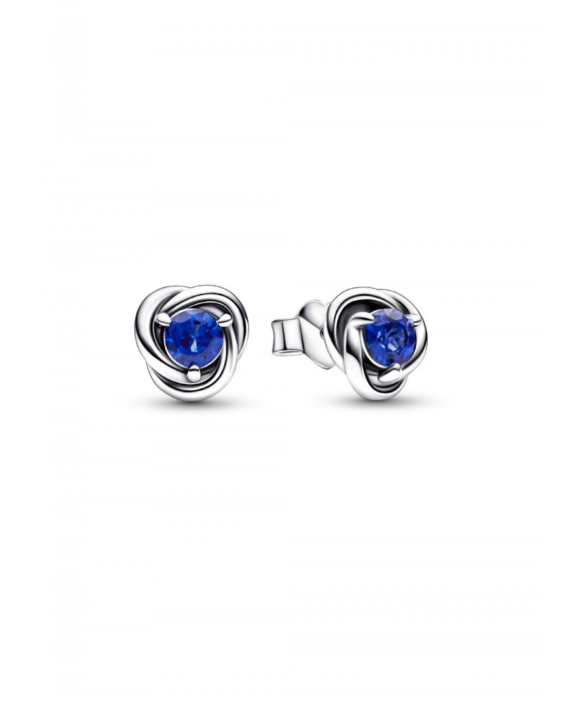 Pendientes de botón Circulo Eternity Septiembre Pandora 292334C07