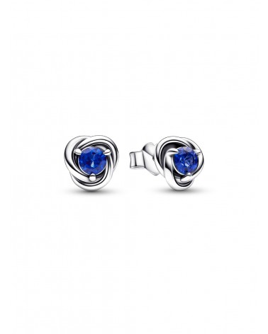 Pendientes de botón Circulo Eternity Septiembre Pandora 292334C07