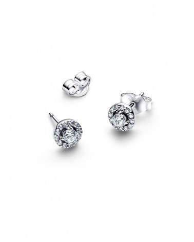 Pendientes de Botón Halo Redondo en Pavé Pandora 293019C01 - foto 2