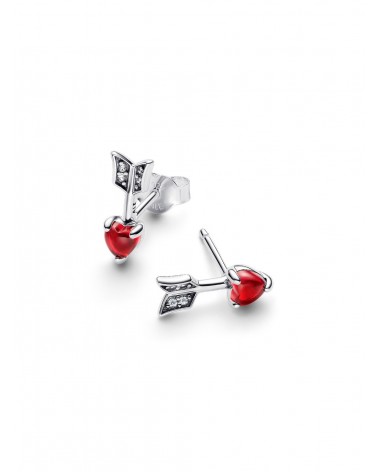 Pendientes Pandora Flecha y Corazón Cristal de Murano 293668C01 - foto 2