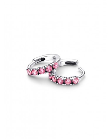 Pendientes Pandora Abrazo Rosa Claro 293849C02 - foto 2